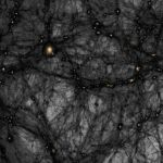 Simulación de la estructura de la materia oscura en el universo