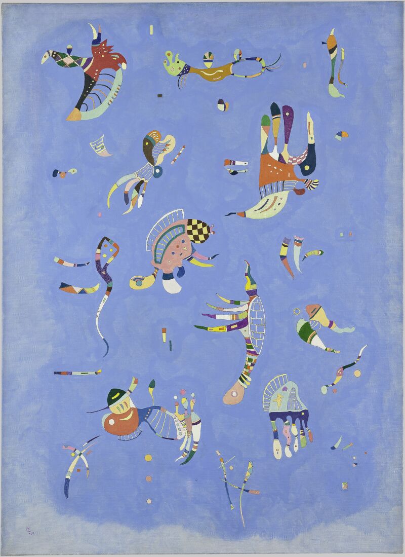 &quot;Bleu de ciel&quot;, de Kandinsky (1940)