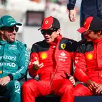 Alonso, Leclerc y Sainz