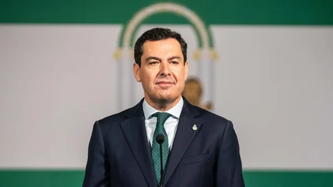 El presidente de la Junta de Andalucía, Juanma Moreno
