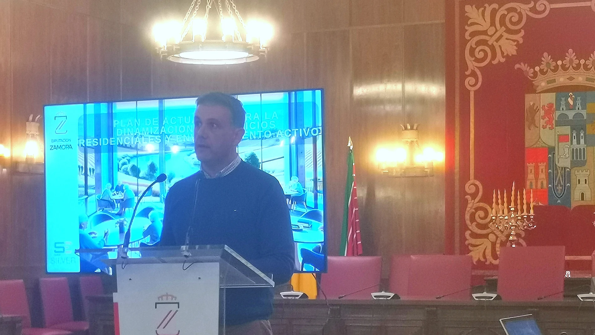 Ramiro Silva, vicepresidente segundo de la Diputación de Zamora, presenta las iniciativas