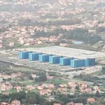 Vista aérea del Álvaro Cunqueiro. 