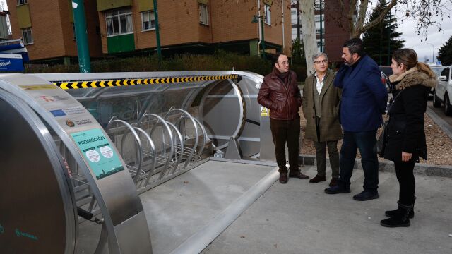 Nuevo parkibicis de Valladolid
