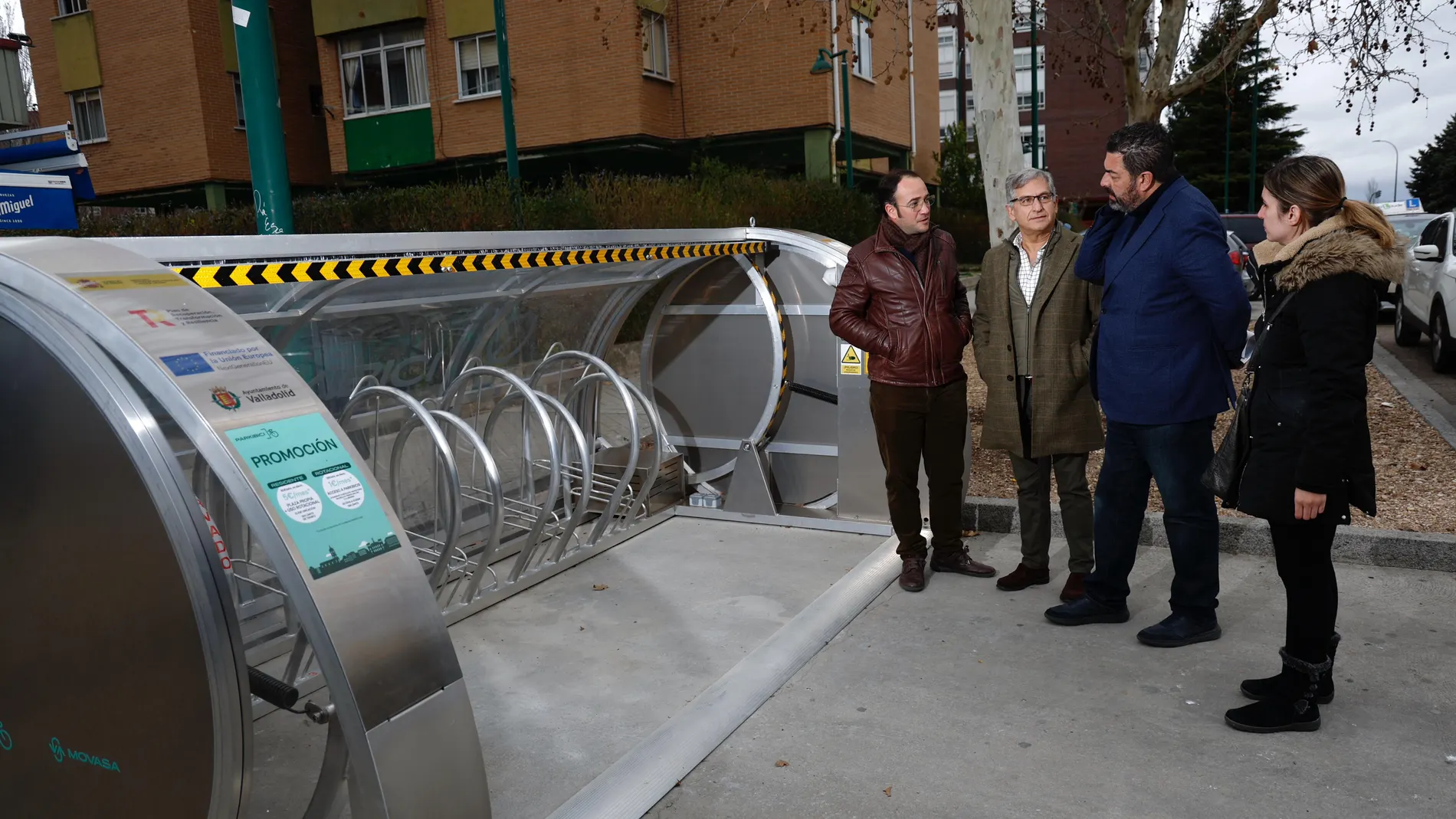 Nuevo parkibicis de Valladolid