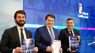 Mañueco, García-Gallardo y Fernández Carriedo presentan los presupuestos de 2024