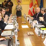 Óscar Puente preside el acto de presentación de distintas opciones de integración del ferrocarril en Valladolid