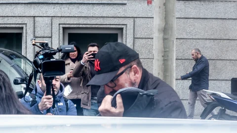 El exasesor del exministro José Luis Ábalos, Koldo García, a su salida de la Audiencia Nacional