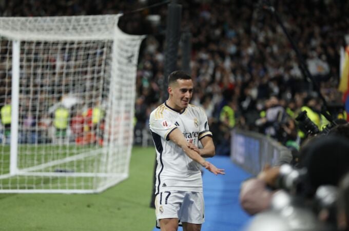 Encuentro de Liga entre el Real Madrid y el Sevilla C.F. Lucas Vázquez