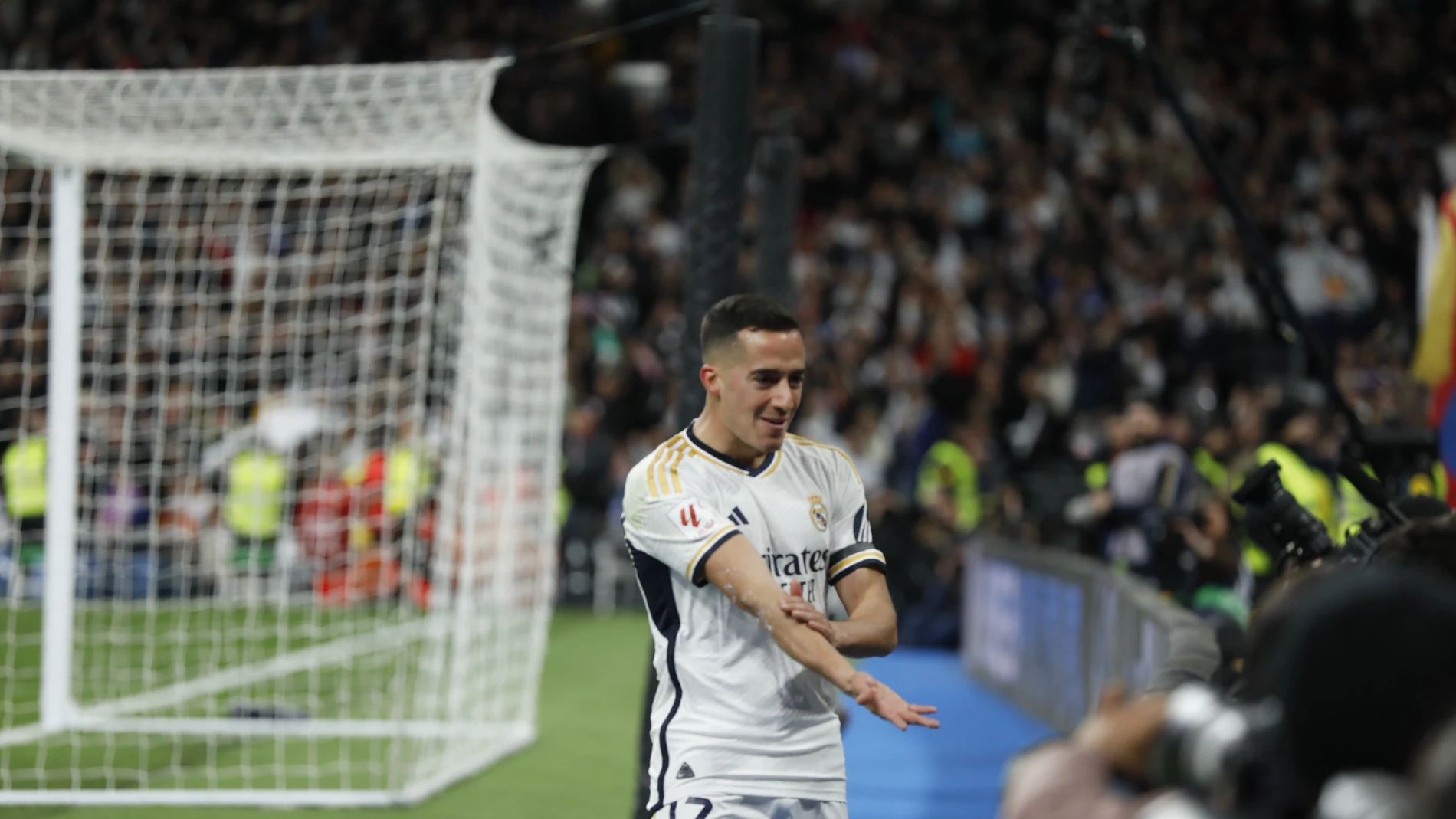 Encuentro de Liga entre el Real Madrid y el Sevilla C.F. Lucas Vázquez