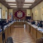 Pleno de la Diputación de Ávila, donde se han aprobado dos mociones de apoyo al campo y sus reivindicaciones