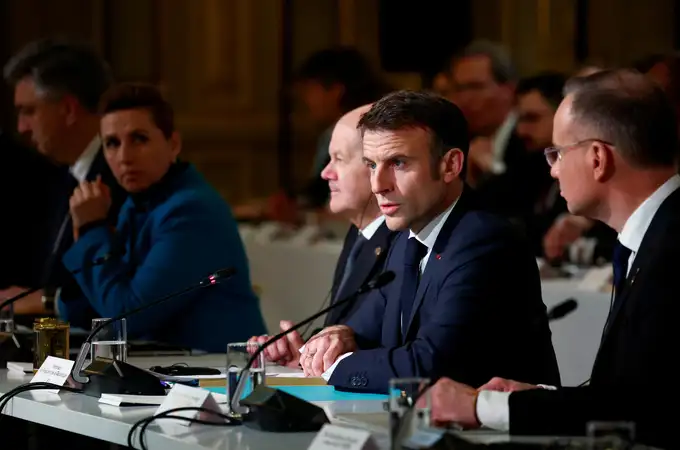 Macron lidera la ofensiva europea de apoyo a Ucrania