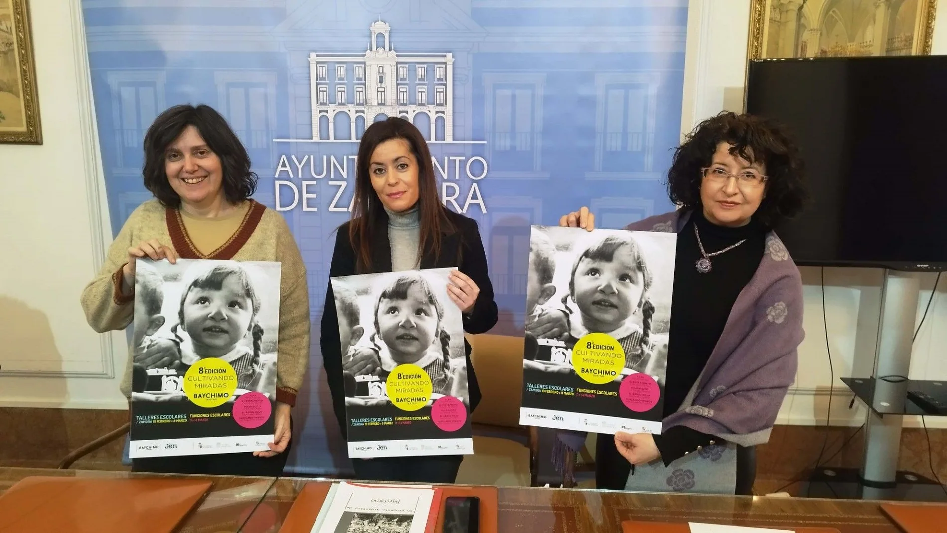 Sara de la Higuera; Paloma Leal y Eva Carro presentan la iniciativa