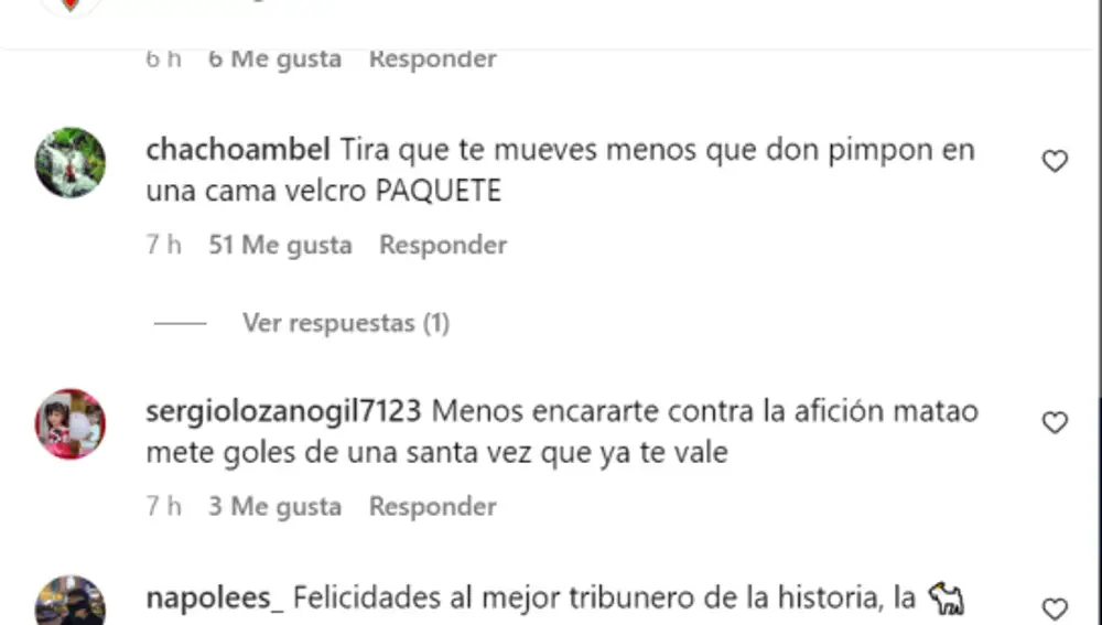 Los insultos que ha recibido Sergi Enrich por parte de aficionados del Real Zaragoza