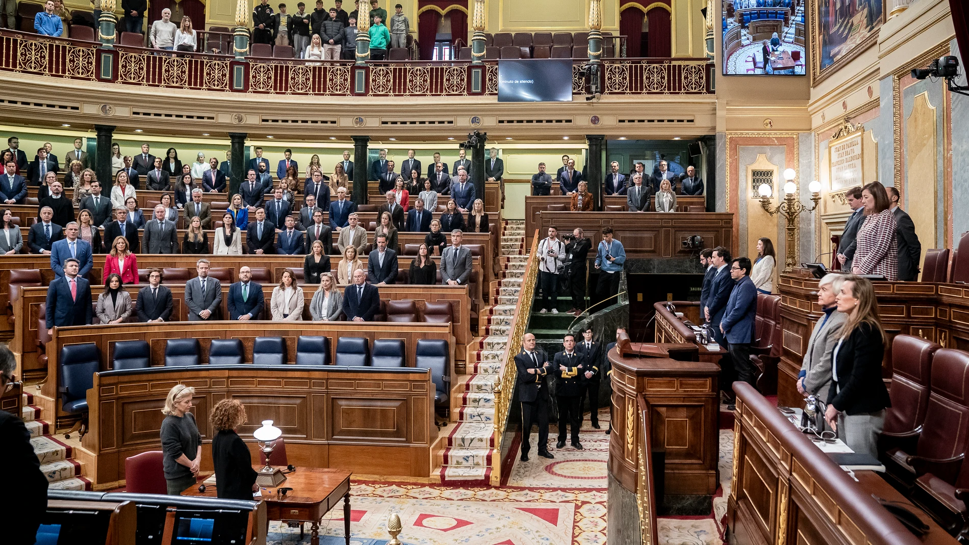 Hemiciclo durante una sesión plenaria, en el Congreso de los Diputados