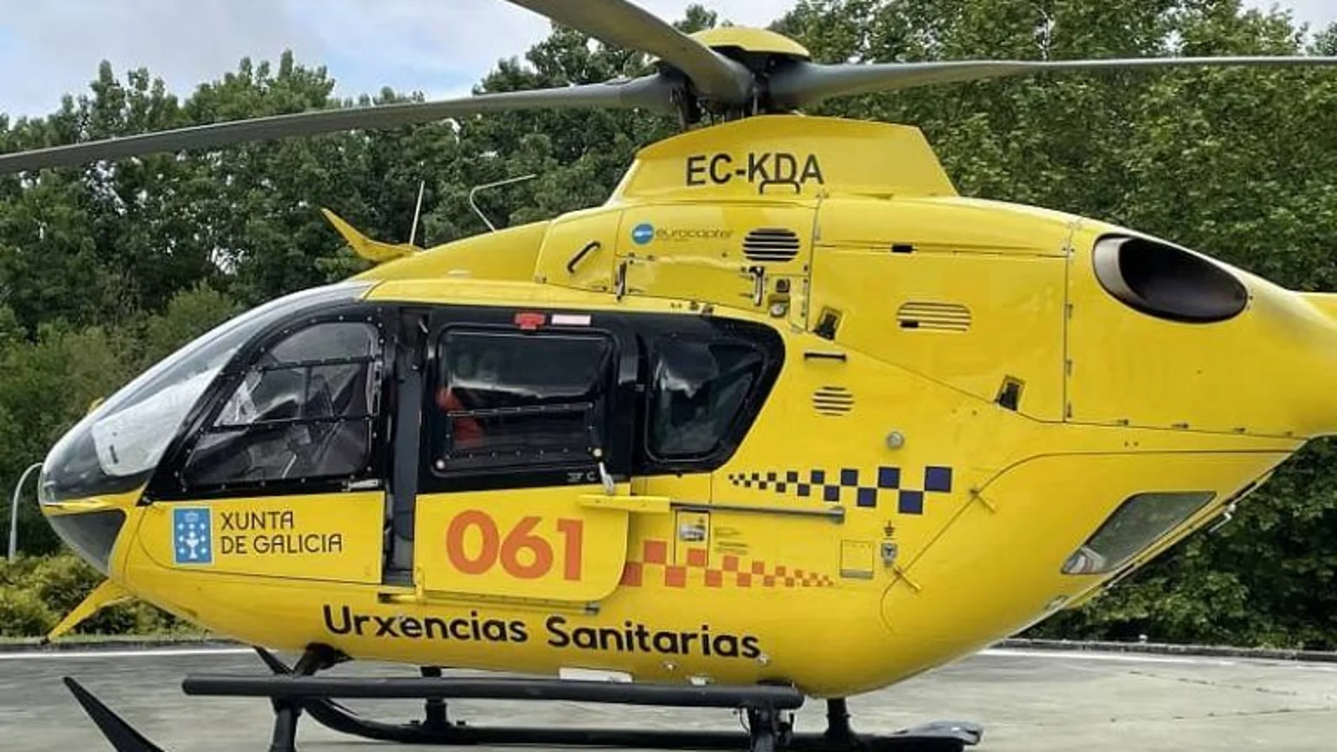 Urgencias Sanitarias movilizó una aeronave medicalizada.
