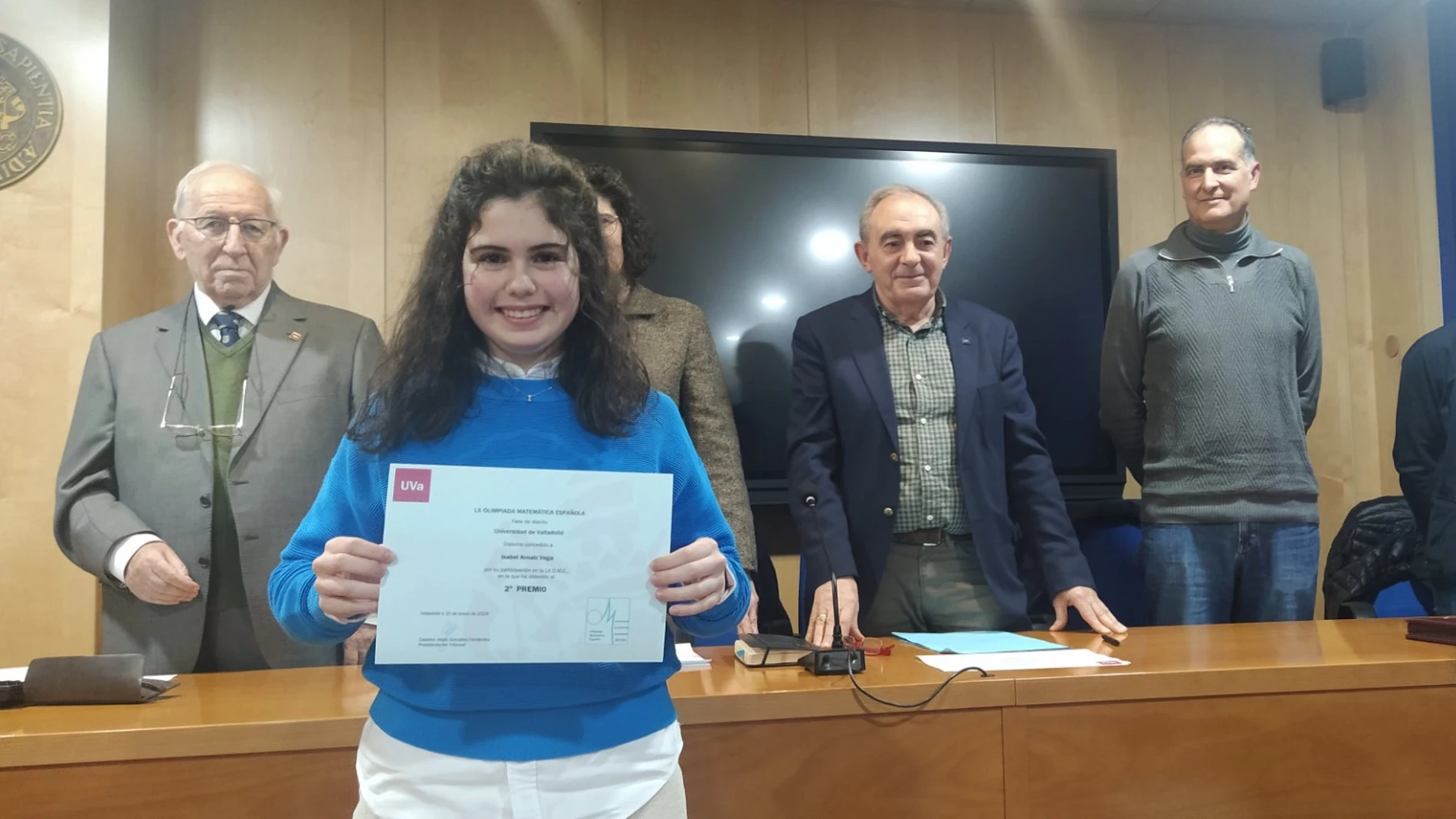 Isabel Arnaiz Vega, ganadora de la fase regional de la Olimpiada Matemática