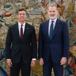 El rey Felipe recibe al presidente de la República de Paraguay, Santiago Peña Palacios