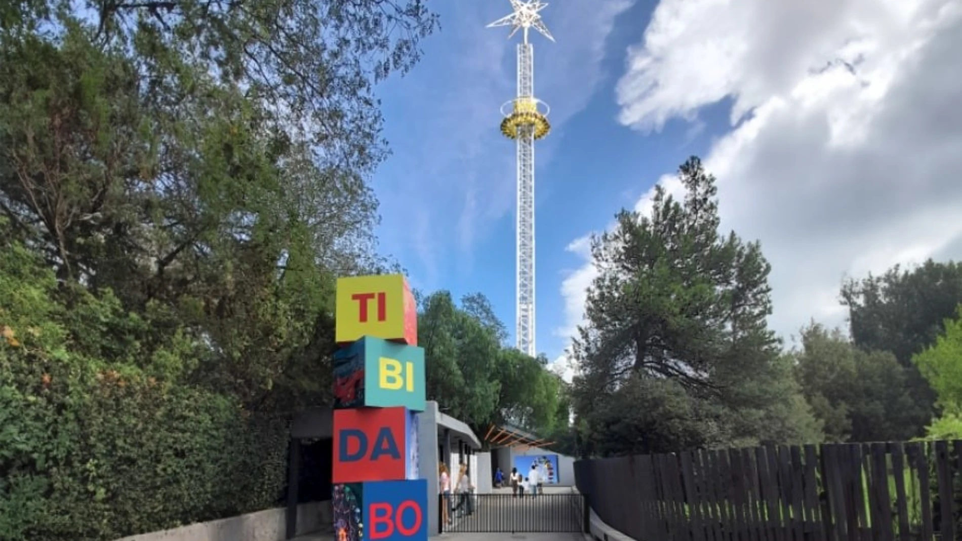 Render de la nueva atracción de caída libre del parque de atracciones Tibidabo de Barcelona. AYUNTAMIENTO DE BARCELONA 28/02/2024