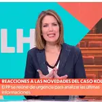 La presentadora Intxaurrondo (TVE) sale en defensa del Gobierno de Sánchez