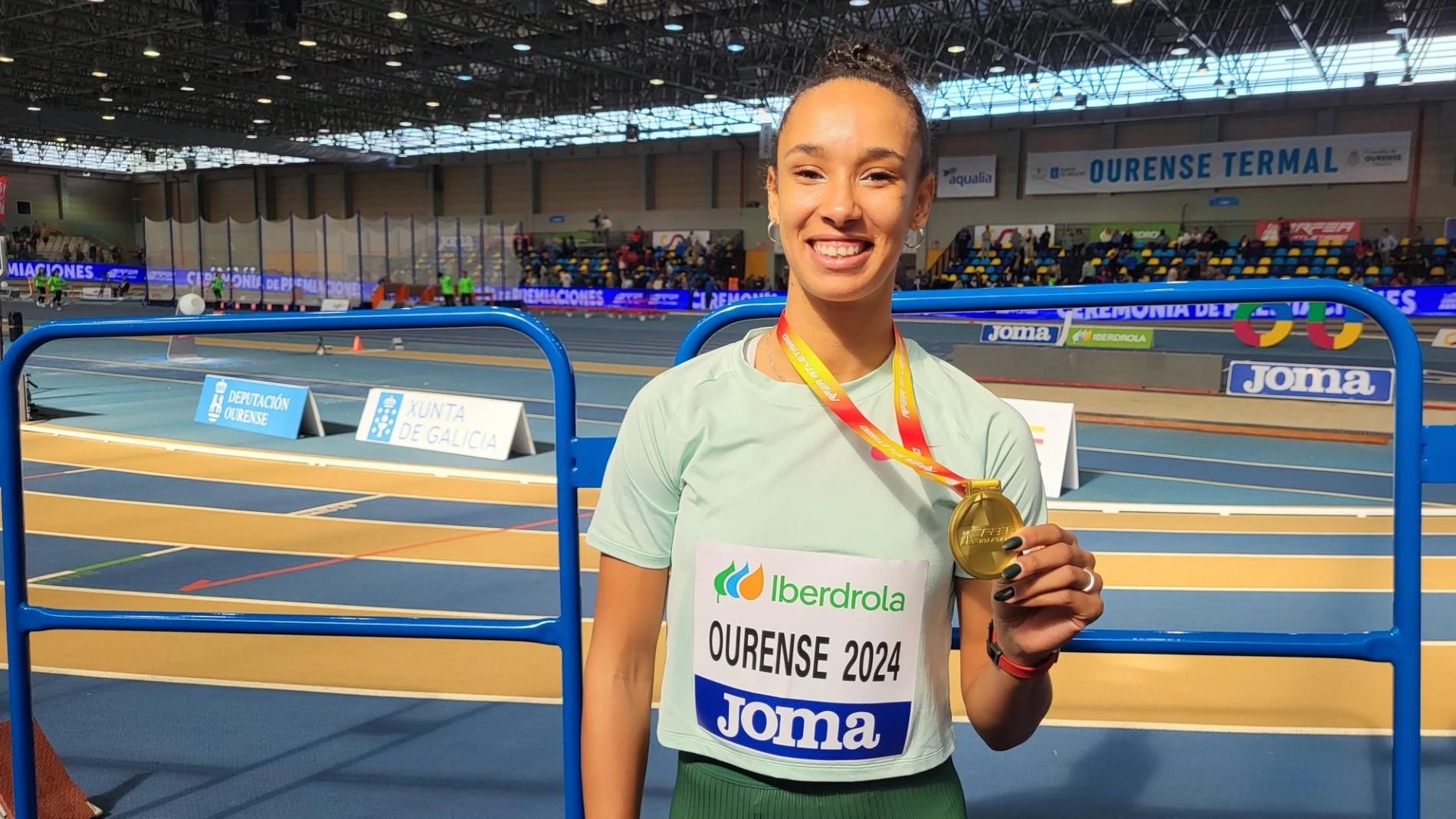 María Vicente, tras proclamarse campeona de España