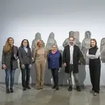 Presentación de la exposición ‘Delhy Tejero. Geometría y misterio’, en el Museo Patio Herreriano