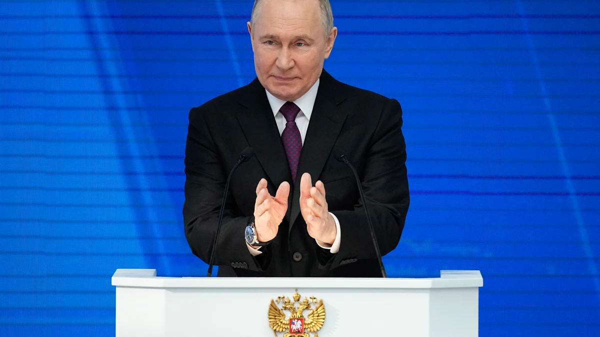 Discurso a la Nación de Putin en directo: Arremete contra Occidente porque quiere una Rusia 