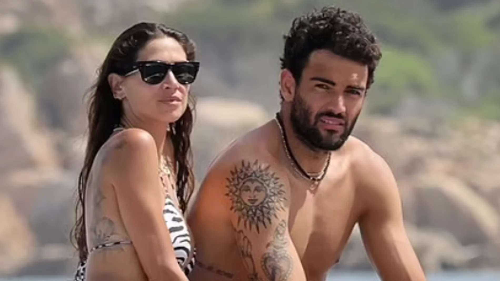 Melissa Satta y Mateo Berrettini