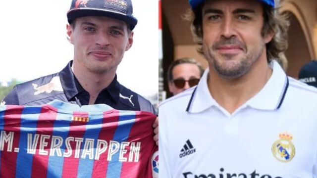 Los grandes pilotos también son aficionados al fútbol