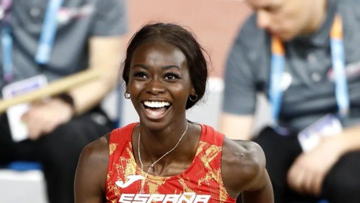 Fátima Diame gana la medalla de bronce en longitud, segunda para España en el Mundial de Atletismo
