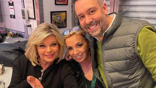 Terelu Campos, Carmen Borrego y Kike Calleja