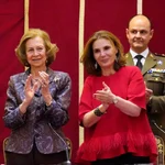La Reina Sofía queda encantada y pide un bis en la entrega de los Premios Iberoamericanos de Mecenazgo