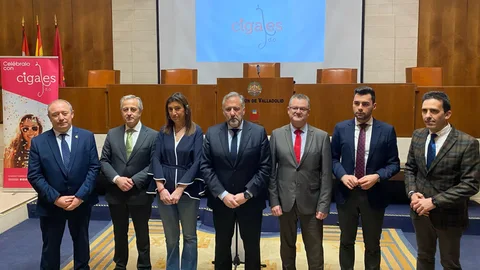 Presentación de la Añada 2023 de la Do Cigales, con la presencia, entre otros, de Pablo Sáez, Gerardo Dueñas y Carlos Pollán