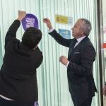 Nicanor Sen inaugura el punto violeta en una oficina del Sepe en Zamora