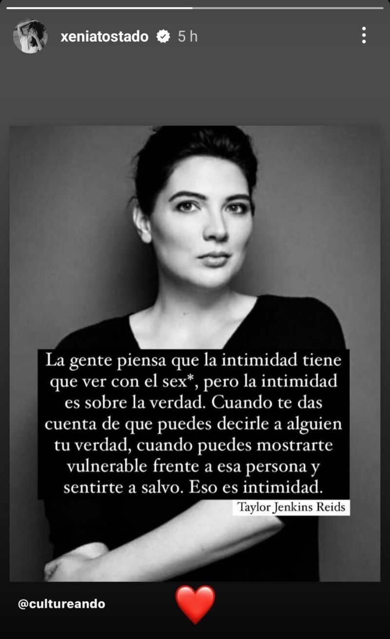 Reflexión Xenia Tostado