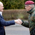 German Chancellor Olaf Scholz visits the Special Forces Command (KSK) in Calw