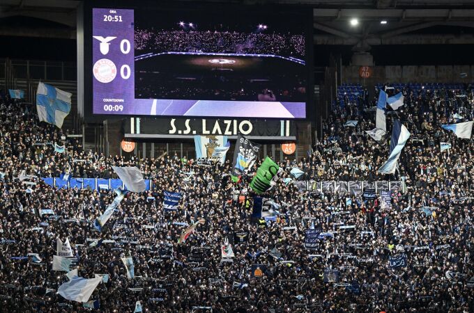 Los ultras del Lazio son conocidos en toda Europa