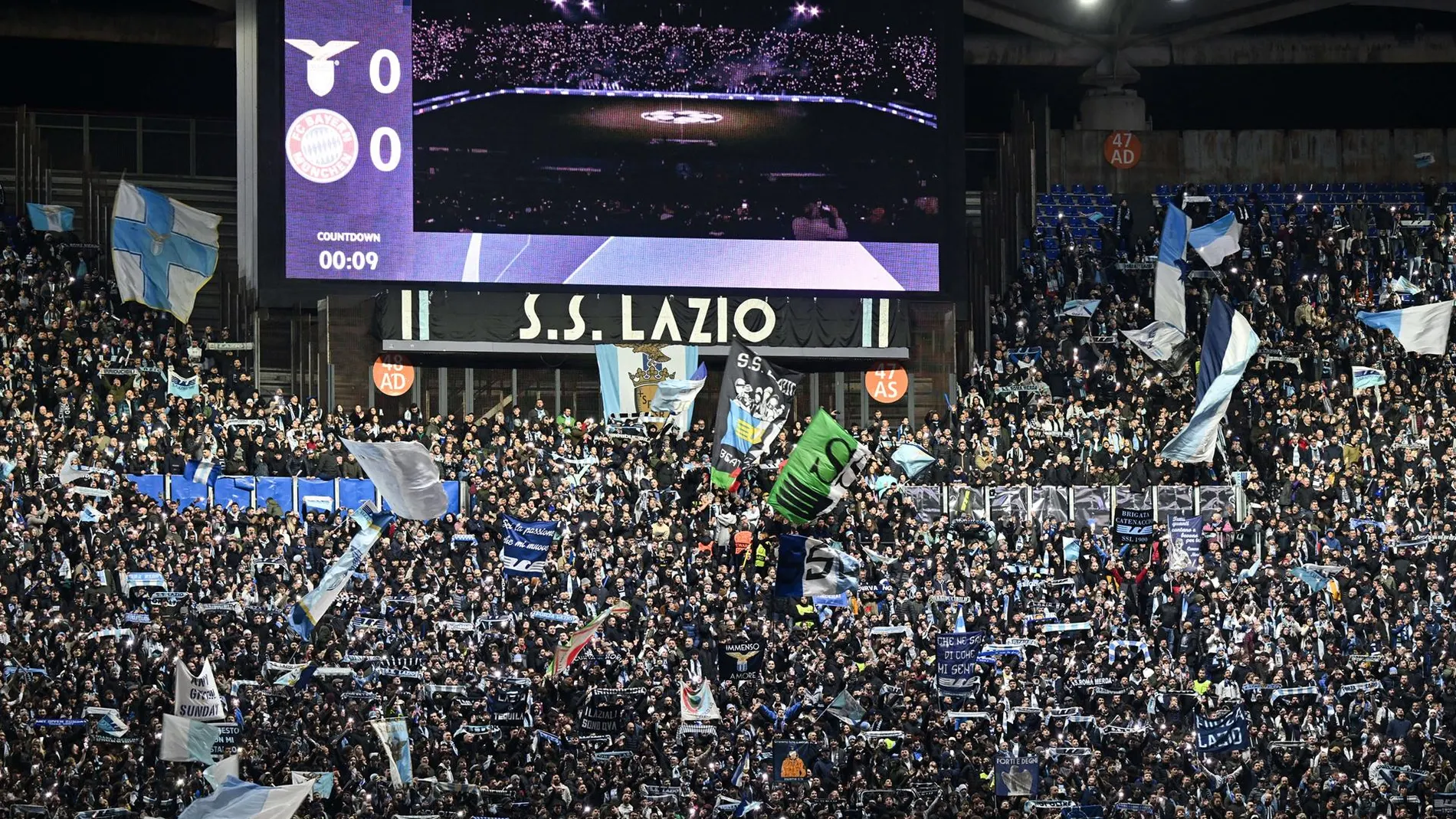 Los ultras del Lazio son conocidos en toda Europa
