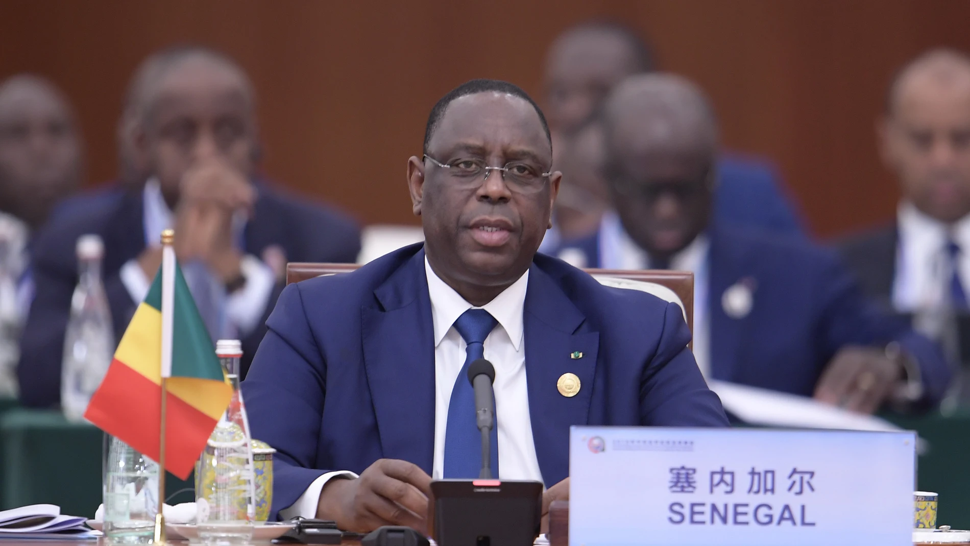 BEIJING, Sept. 4, 2018 Senegalese President Macky Sall attends a round table of the 2018 Beijing Summit of the Forum on China-Africa Cooperation (FOCAC) in Beijing, capital of China, Sept. 4, 2018. mcg) (Foto de ARCHIVO) 04/09/2018