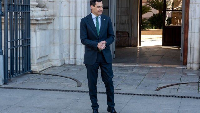 El presidente andaluz, a las puertas de San Telmo