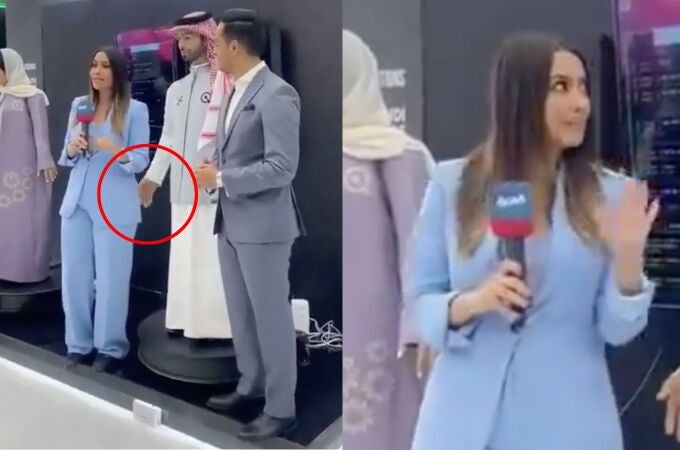 Presentación del primer robot humanoide en Arabia Saudí