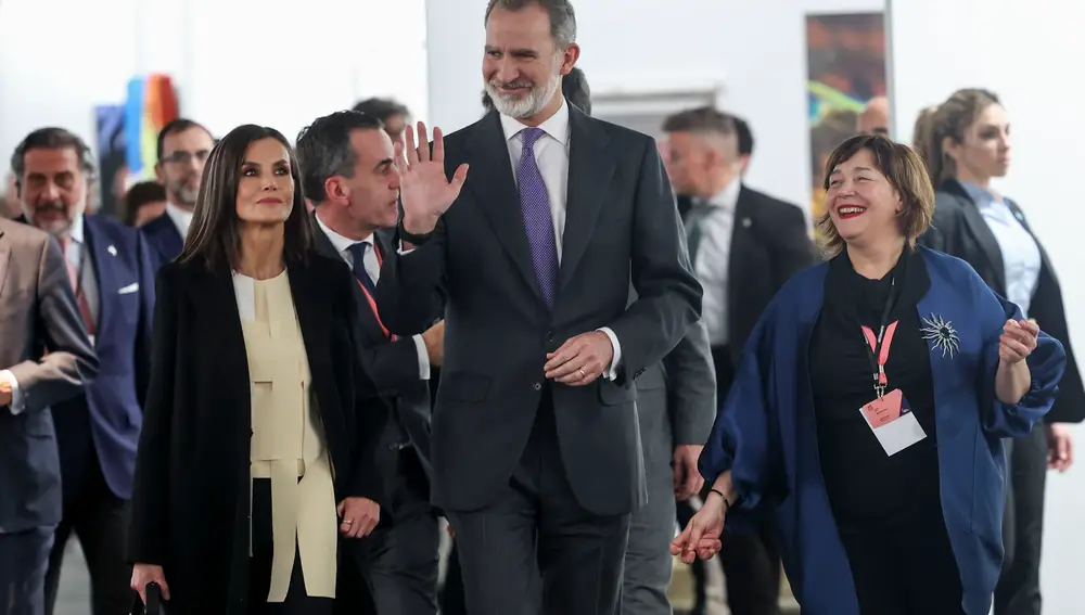 Los Reyes Felipe y Letizia inauguran de ARCO 2024