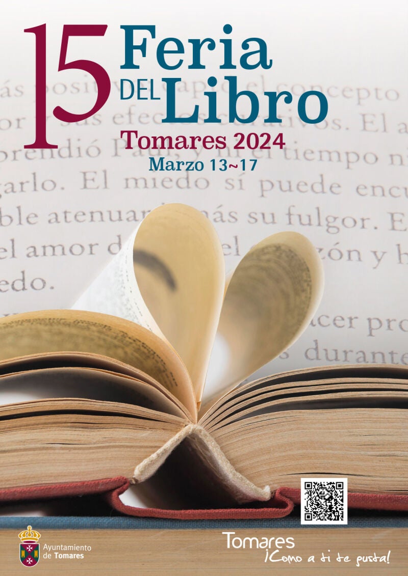 Cartel de la XV Feria del Libro de Tomares