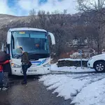Auxilian a un grupo de escolares de Valladolid atrapados por la nieve en Zamora