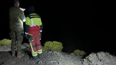 Búsqueda de los dos menores que podrían haber caído al mar en Las Palmas de Gran Canaria
