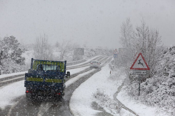 Temporal de nieve en El Bierzo