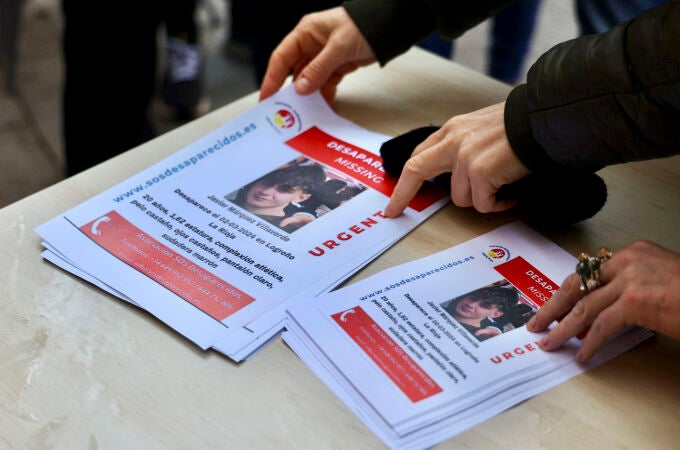 Los voluntarios amplían las zonas de búsqueda del joven desaparecido en Logroño