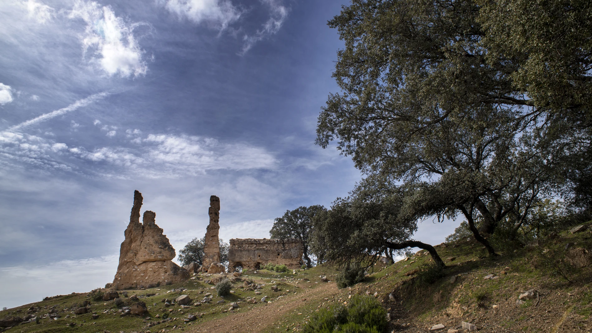 El castillo de Castro Ferral, en Jaén