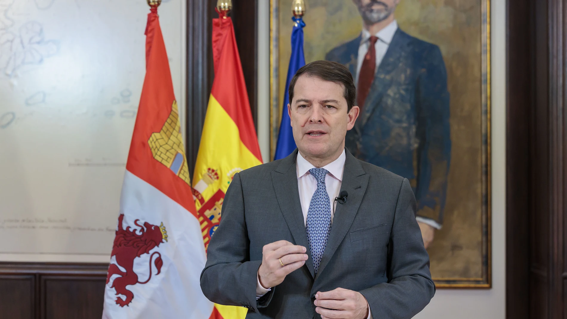 Alfonso Fernández Mañueco defiende las políticas del PP frente a las «nocivas» de Sánchez