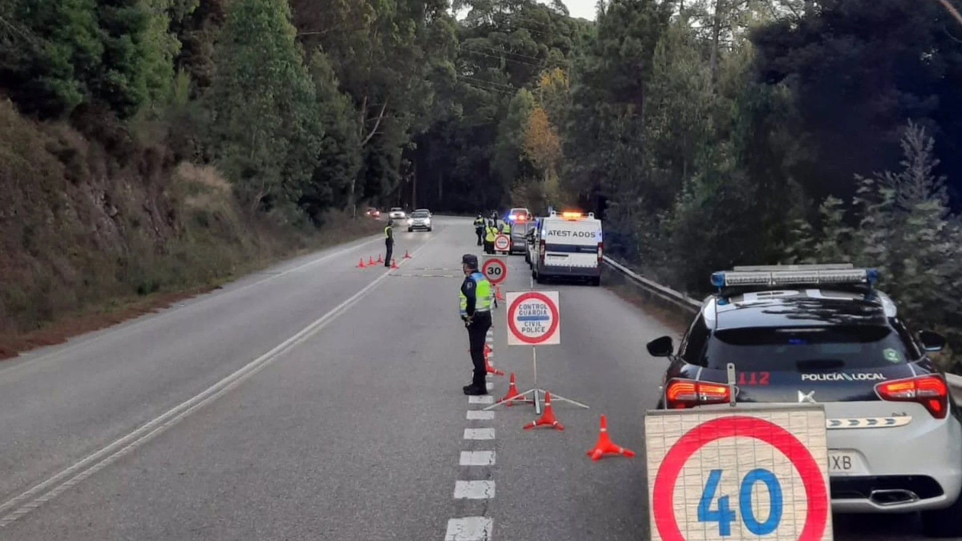 Denunciado en O Porriño (Pontevedra) un conductor que triplicaba la tasa de alcohol y llevaba tres menores en el coche