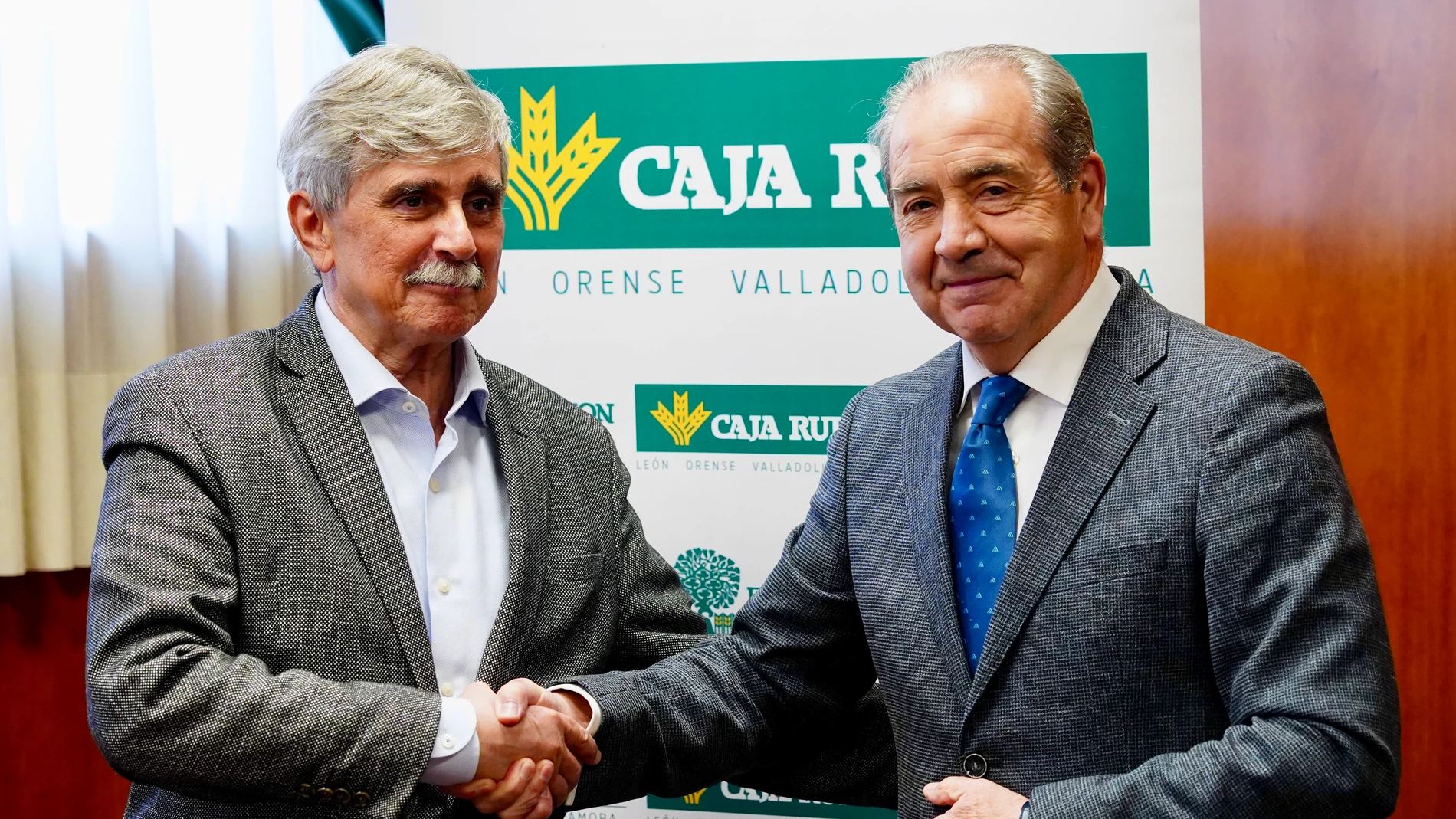 Juan Francisco García Marín y Cipriano García suscriben el convenio